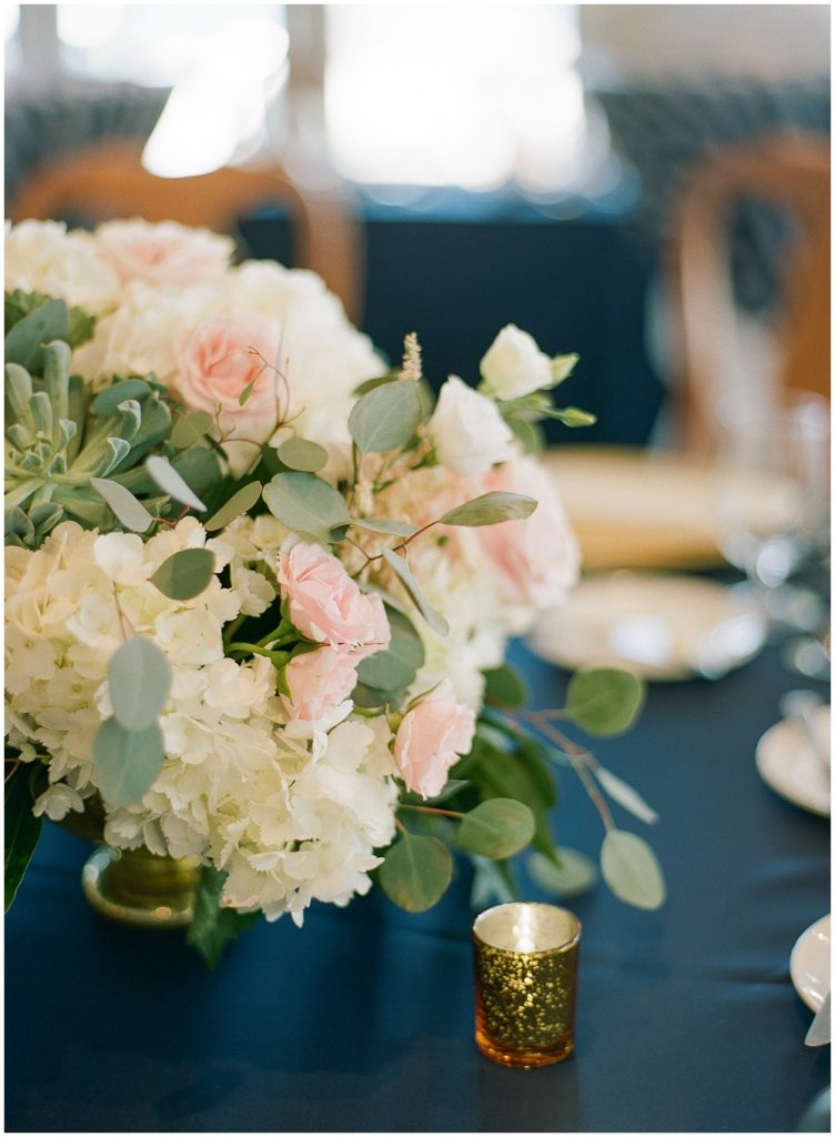 reception table floral