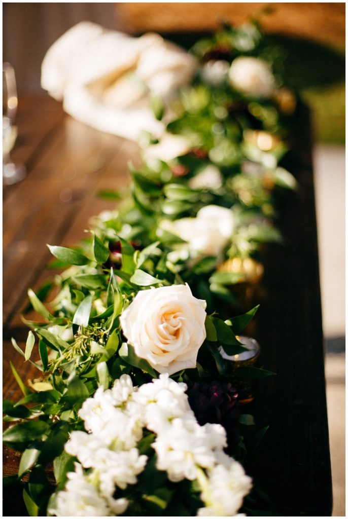 sweetheart table floral