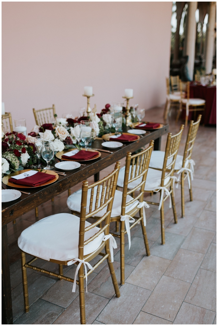 Wedding long table scape 